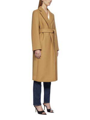 Redvaletino Tie-waisted Coat