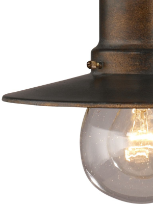 Maritime 1-light Outdoor Pendant In Hazelnut Bronze