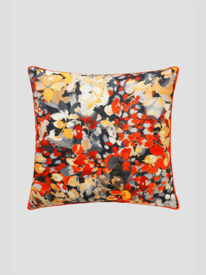 Amber 58x58cm Cushion In Orange