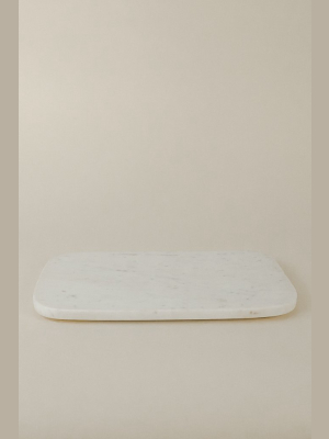 Small Serving Board | White Marble