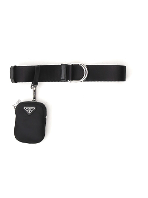 Prada Double Ring Pouch Belt