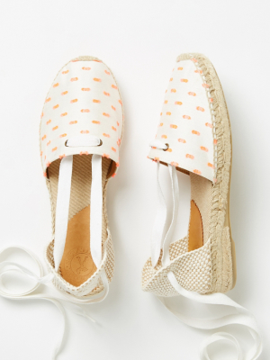 Penelope Chilvers Lace-up Espadrille Flats
