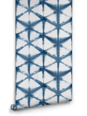 Shibori Star Wallpaper In Aleutian From The Shibori Collection By Milton & King