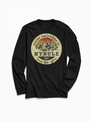 The Legend Of Zelda Kingdom Of Hyrule Long Sleeve Tee