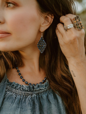 Sienna Earrings | Blue Lapis