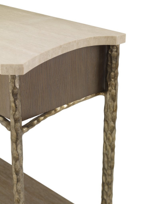 Chiseled Console Table