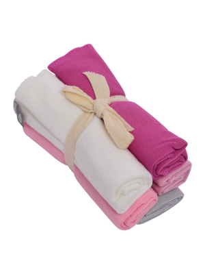 Solid Washcloth Combo 5-pack In Girl