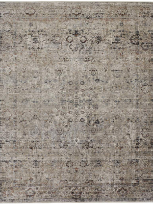 Feizy Caprio Space Dyed Ornamental Rug - Beige & Rust - Available In 4 Sizes