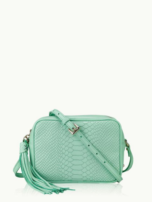 Gigi New York Blue Madison Crossbody Bag