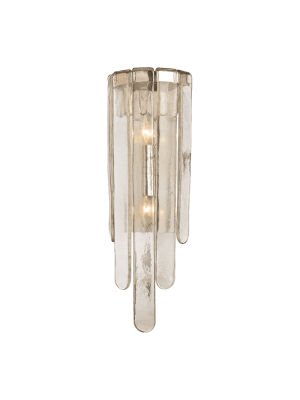 Fenwater 2 Light Wall Sconce Polished Nickel