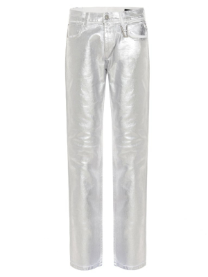 1017 Alyx 9sm Metallic Slim-fit Jeans