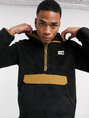 The North Face Campshire Pullover Hoodie In Black