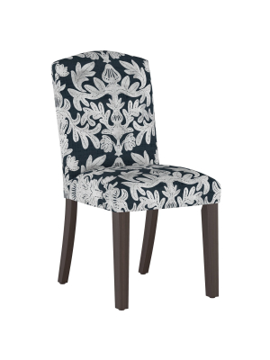 Camel Back Dining Chair Marbella Navy Ground - Cloth & Company