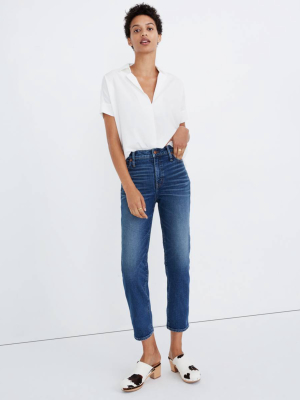 Mid-rise Classic Straight Jeans In Carsondale Wash