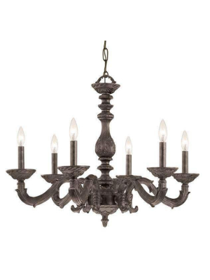 Paris Market 6 Light Bronze Chandelier