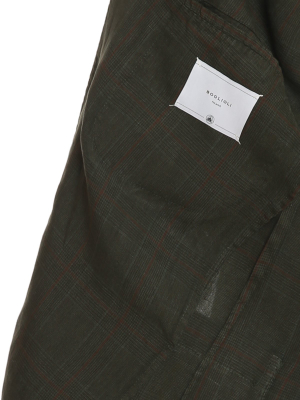 Boglioli Plaid Single-breasted Blazer