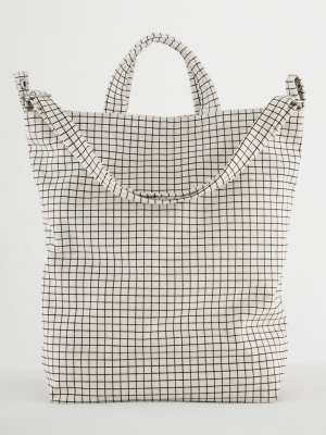 Duck Bag - Natural Grid