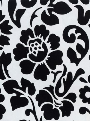 Floral Contact Wallpaper In Black And White By Burke Decor