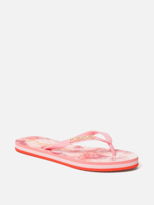 Tamia Bebe Logo Flip Flops