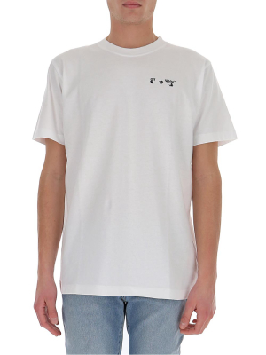 Off-white Logo Print Crewneck T-shirt
