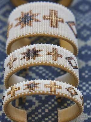 Cream Navajo - Xl Cuff