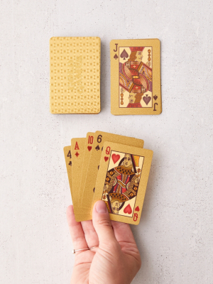Gold Games Gold Playing Card Deck