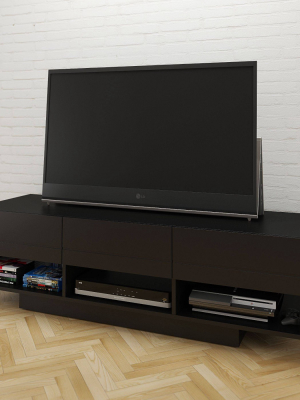 66" Stereo Tv Stand Black - Nexera