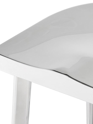 Nuevo Icon Counter Stool - Silver