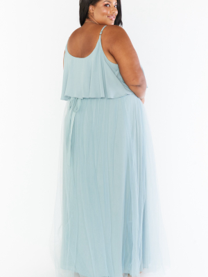 Olivia Overskirt ~ Silver Sage Tulle