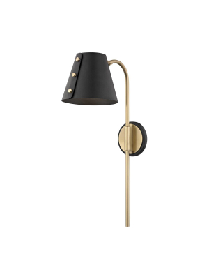 Aged Black/brass Meta Light