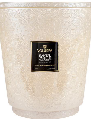 Santal Vanille 5 Wick Hearth Candle