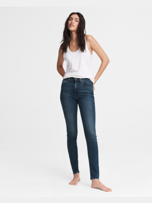 Nina High-rise Skinny - Rock Rose