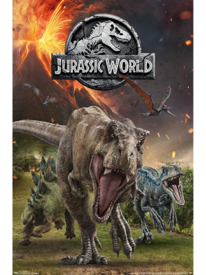 34" X 22" Unframed Wall Poster Jurassic World: Fallen Kingdom Group - Trends International