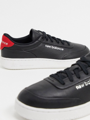 New Balance Ctaly Leather Sneakers In Black