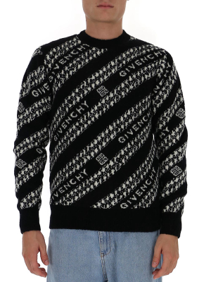 Givenchy Chain Intarsia Knit Jumper