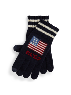 Flag Merino Wool Touch Screen Gloves