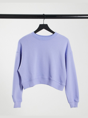 Pull&bear Sweatshirt In Washed Blue