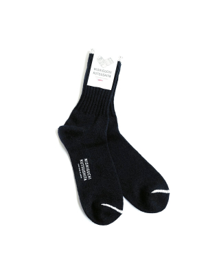 Silk Cotton Socks - Black