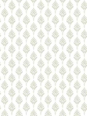 French Scallop Wallpaper In Sand From The Water's Edge Collection By York Wallcoverings