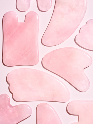 Herbivore Rose Quartz Gua Sha - Teardrop