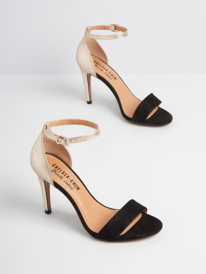 A Mile In Street Style Ankle Strap Heel