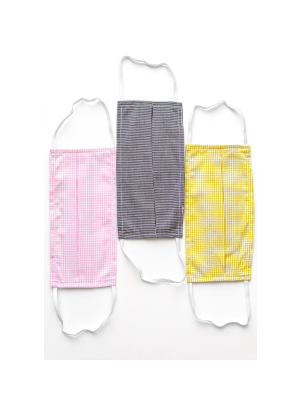 Amadi Mini Gingham Reusable Ear Loop Face Mask