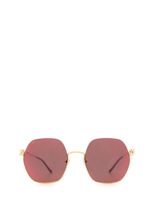 Cartier Geometric Frame Sunglasses