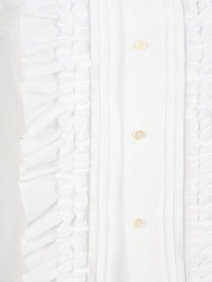 Comme Des Garçons Girl Ruffle-detail Buttoned Blouse