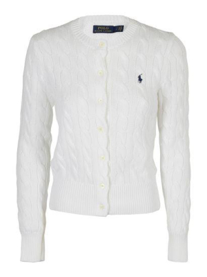 Polo Ralph Lauren Logo Embroidered Cardigan