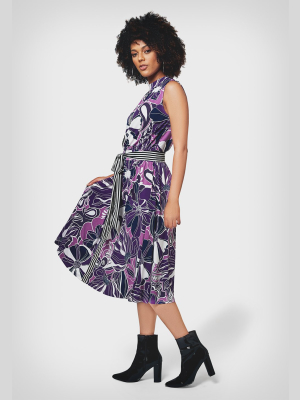 Mindy Dress In Retro Floral