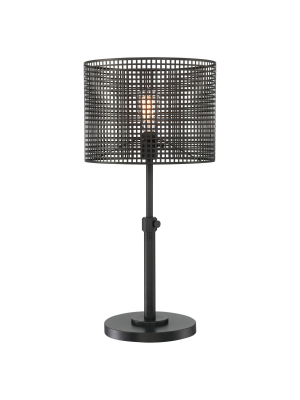 Hamilton Table Lamp Black (includes Light Bulb) - Lite Source