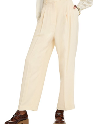 Tory Burch High Waisted Crepe Trousers