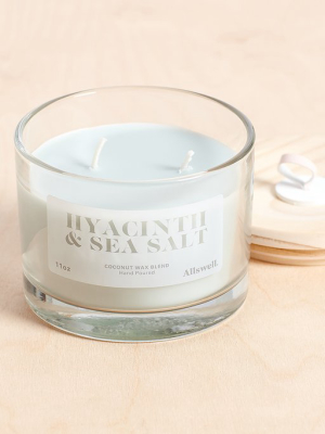 Hyacinth And Sea Salt Coconut Wax Blend Candle