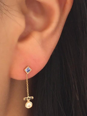 Sapphire Evolution Earring (single)